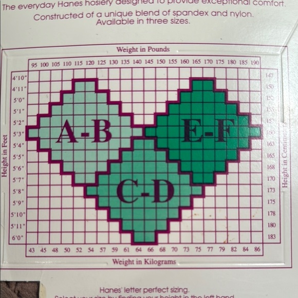 Hanes Too Classic Comfort Women’s  Nylon Pantyhose, Sheer Sandlefoot Color, NEW - Picture 5 of 11